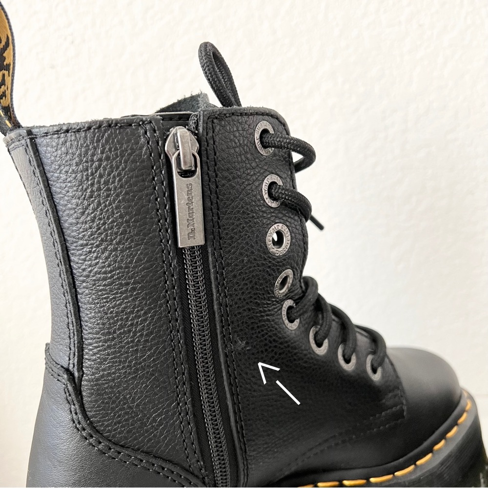 Dr. Martens Jadon Pisa Leather Platform Boot - Picture 3 of 8